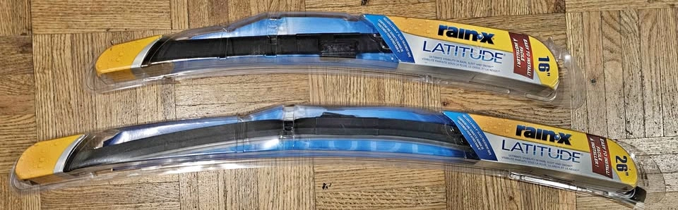 New Rain-X Latitude Windshield Wiper Blades Set - 26" & 16"