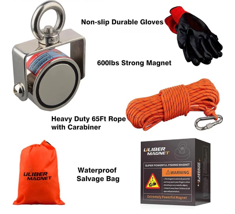 Double-Sided 600lbs Rotatable Fishing Magnet - photo 4
