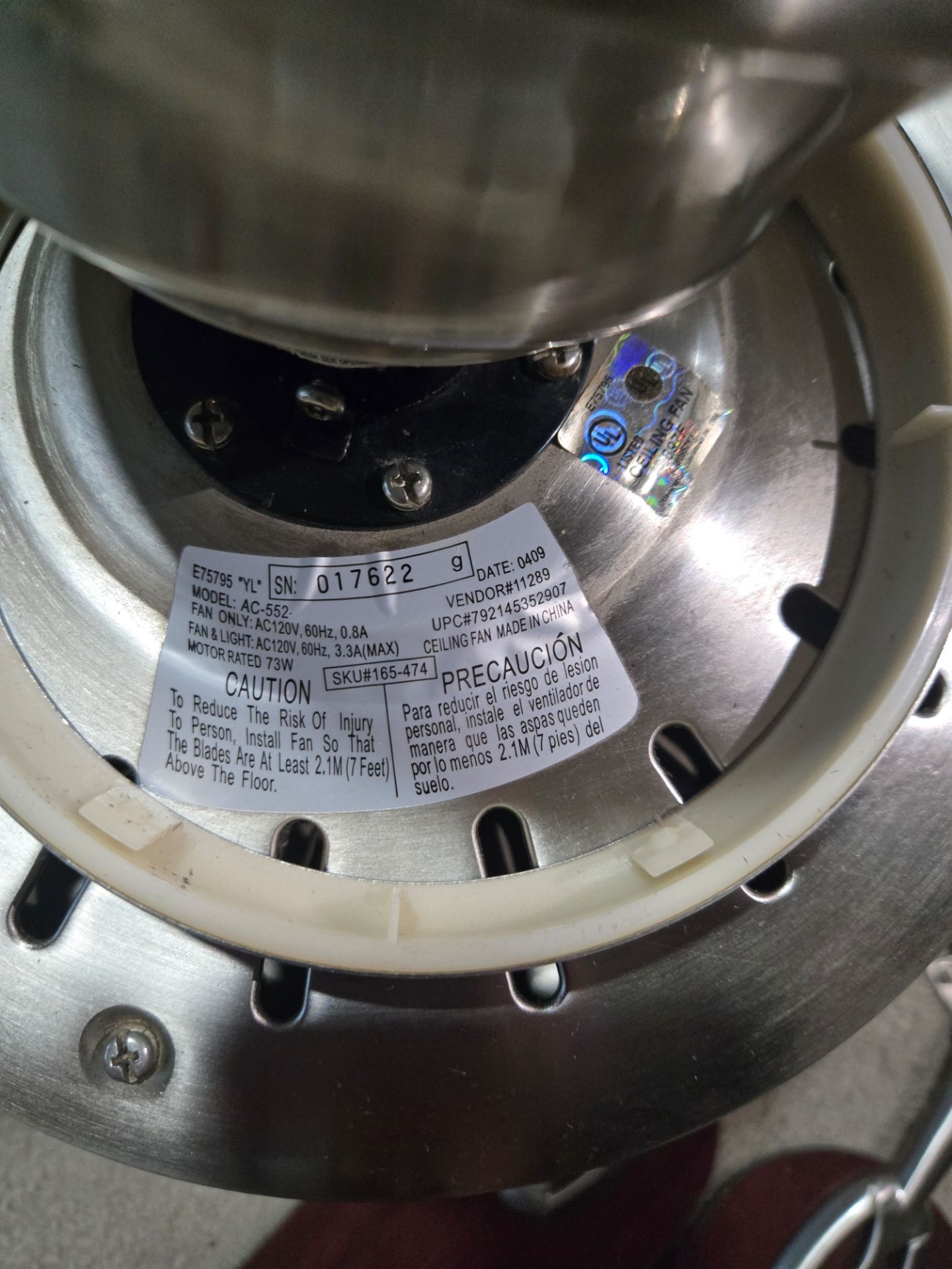 HAPTOM BAY Ceiling Fan - photo 2