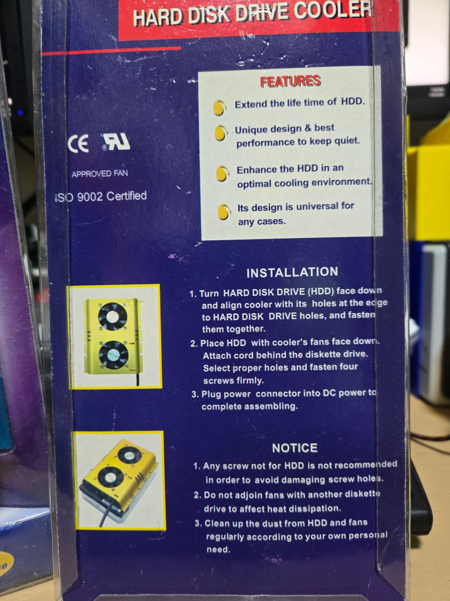 Hard Disk Drive Cooler with Dual Fans - photo 2