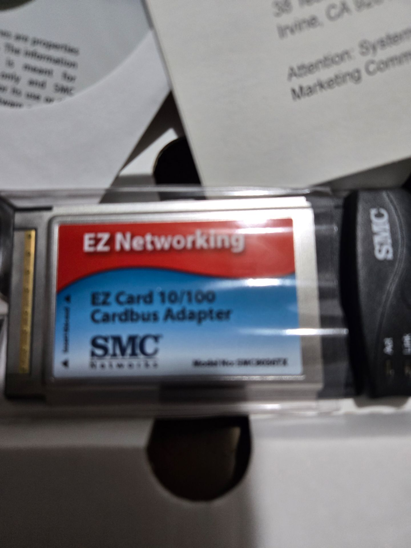 SMC Network 10/100Mbps Cardbus Adapter - photo 2