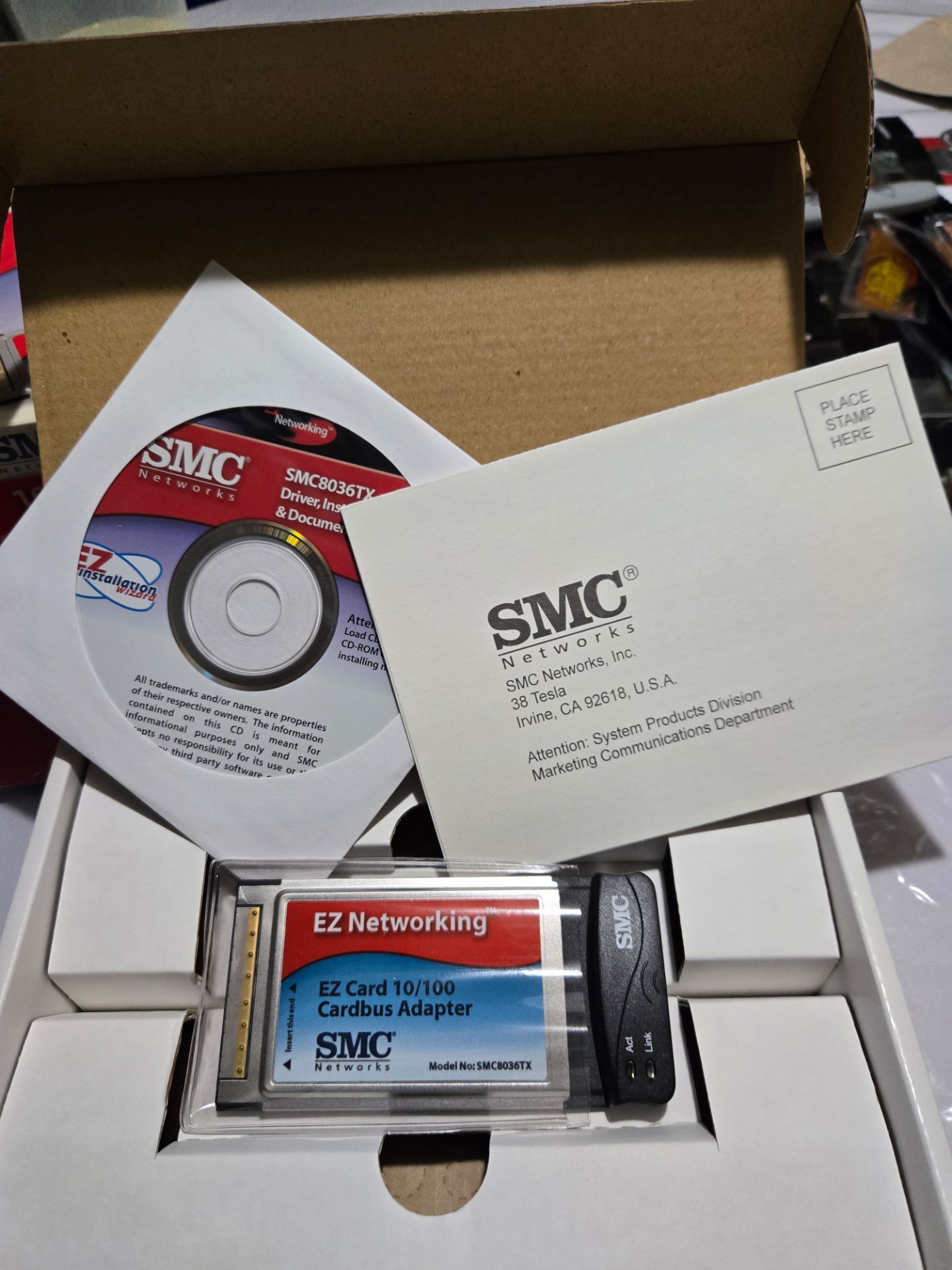 SMC Network 10/100Mbps Cardbus Adapter - photo 3