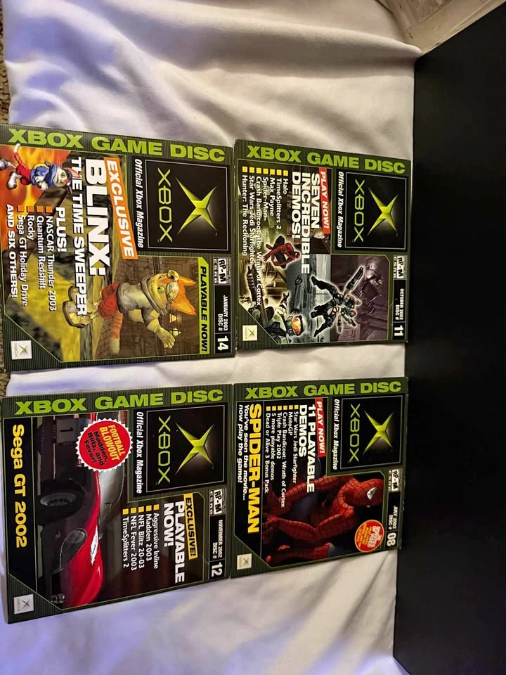 Official Xbox Magazine Game Disc Lot – 4 Discs – Original Xbox