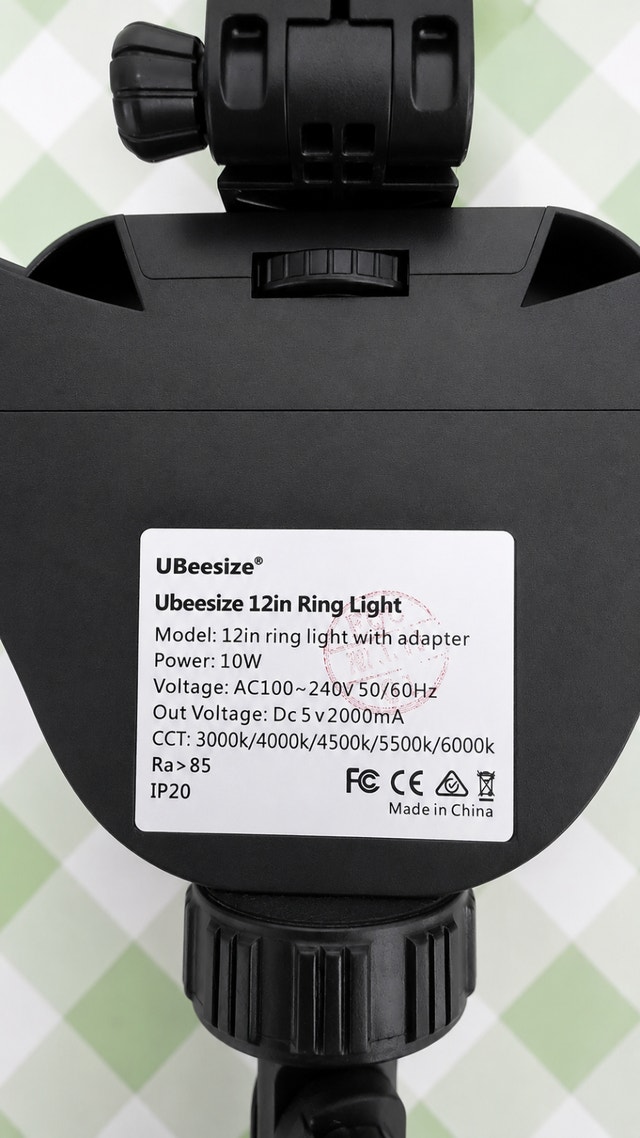 UBeesize 12" LED Selfie Ring Light w/ Tripod Stand & Phone Mount - photo 2