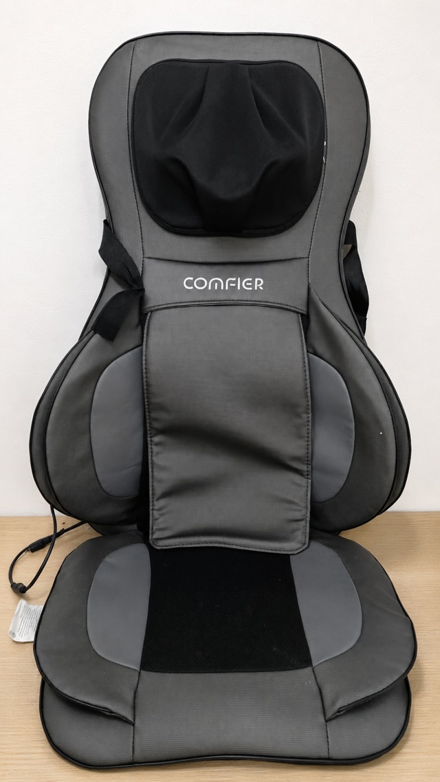 Comfier 3D Shiatsu Neck & Back Massager Chair Pad with Heat