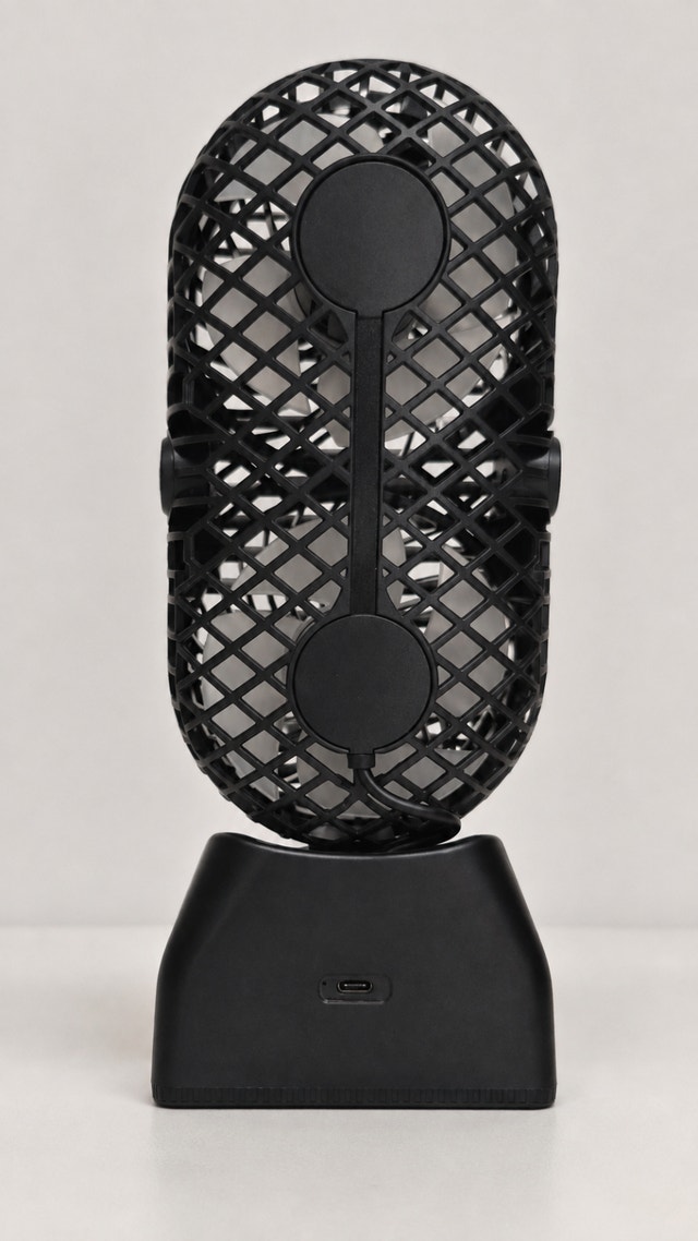 Cnkeeo Portable Rechargeable Dual-Blade Desk Tower Fan - photo 4