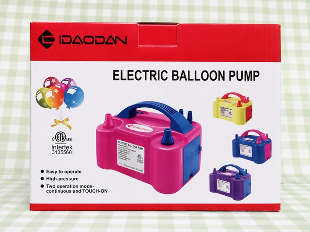IDAODAN 600W Portable Dual-Nozzle Electric Balloon Pump