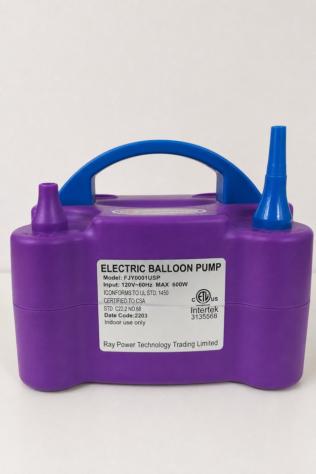 IDAODAN 600W Portable Dual-Nozzle Electric Balloon Pump - photo 2