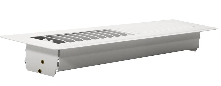 Decor Grates 2" x 12" White Steel Floor Registers (8-Pack) - photo 4