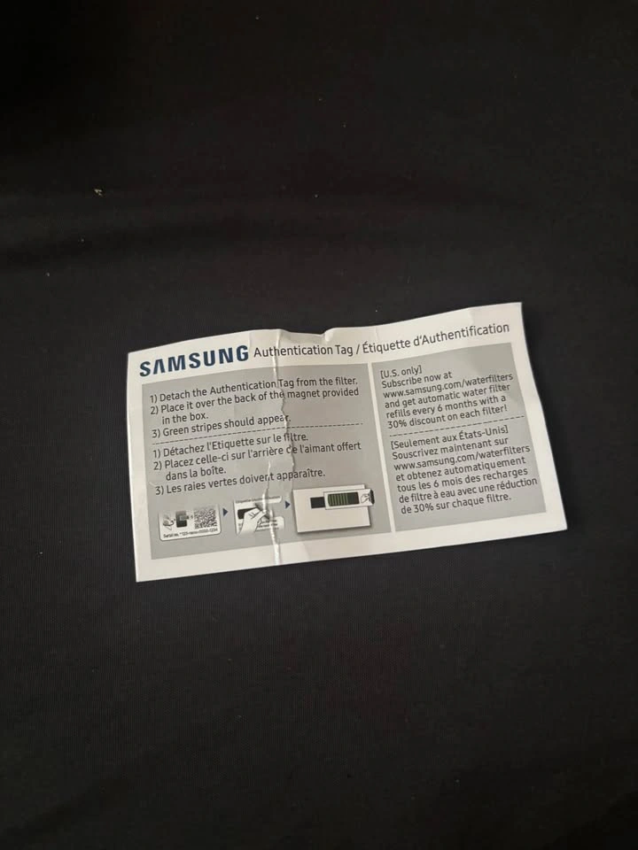 Samsung DA29-00020B water filter - photo 3
