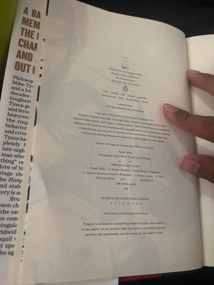 Mike Tyson - Undisputed Truth hardcover book - photo 5