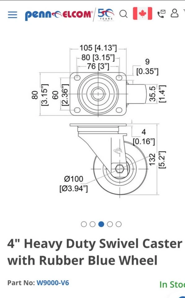 NEW HEAVY DUTY AND EXTRA HEAVY DUTY CASTORS FOR SALE - photo 5