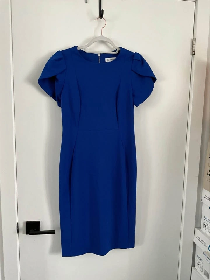 Calvin Klein Royal Blue Dress – Size 6 - photo 2
