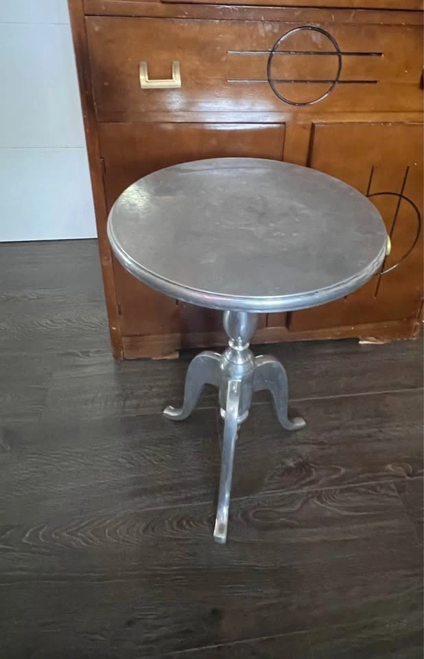 Industrial Steampunk Aluminum Table Trio - photo 5