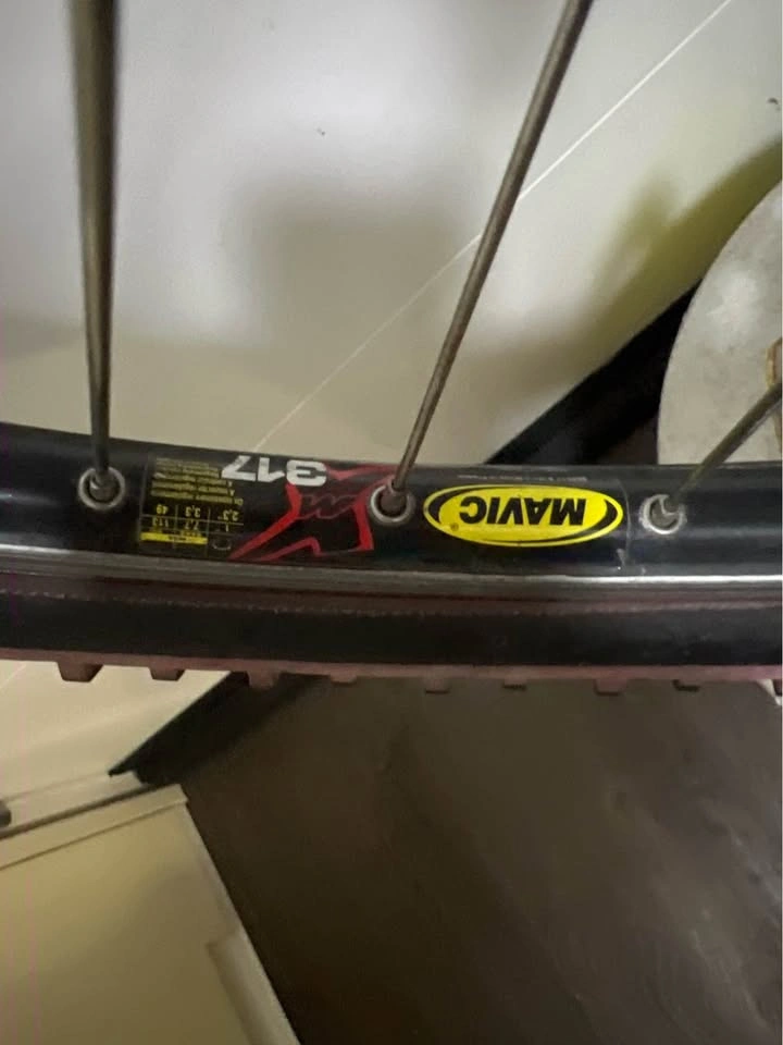 26" Retro MTB Front Wheel Setup - Mavic XM 317 + Panaracer Fire - photo 2