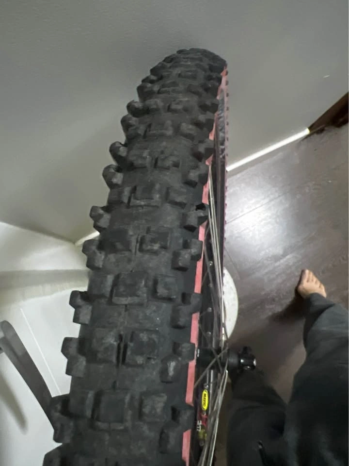 26" Retro MTB Front Wheel Setup - Mavic XM 317 + Panaracer Fire - photo 3