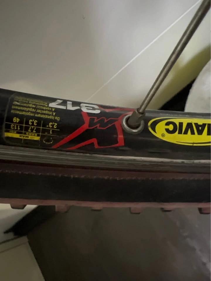 26" Retro MTB Front Wheel Setup - Mavic XM 317 + Panaracer Fire - photo 5