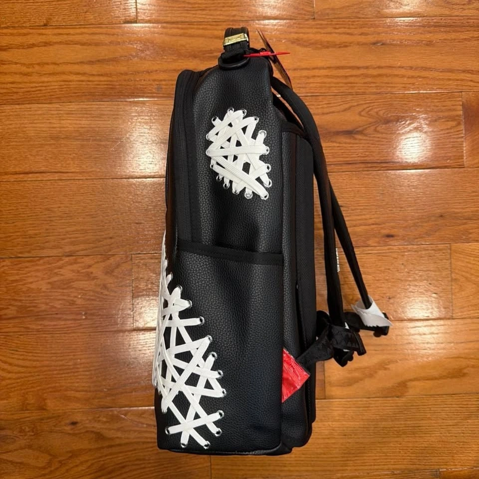Sprayground Lace Maze Black White Bookbag New Large Backpack - photo 3