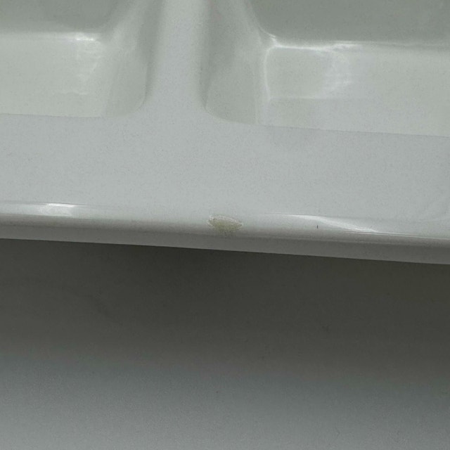 Ceramic serving platter plate with four compartments - photo 5