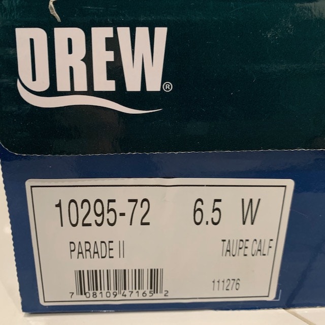 Drew Women’s Parade II Shoes 6.5W Taupe Calf NEW - photo 5