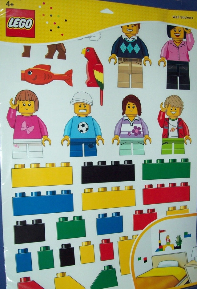 LEGO Giant Wall Stickers Decoration Room Decals NEW - photo 4