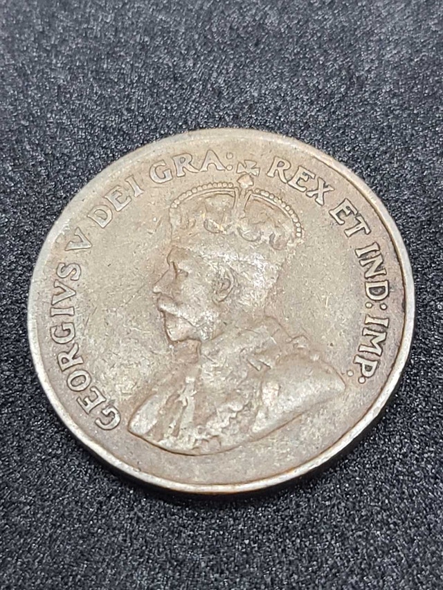 1920 Canadian One Cent - photo 2