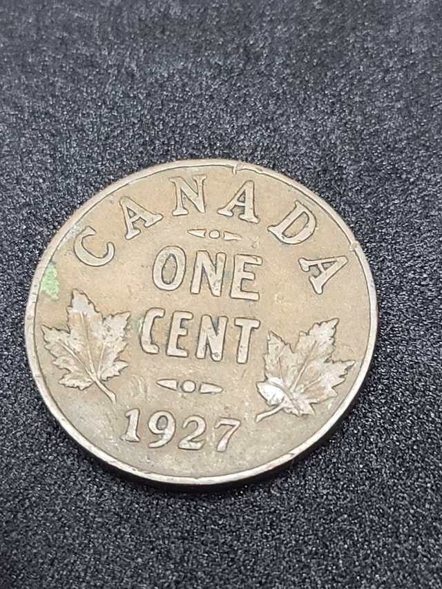 1927 Canadian One Cent Coin