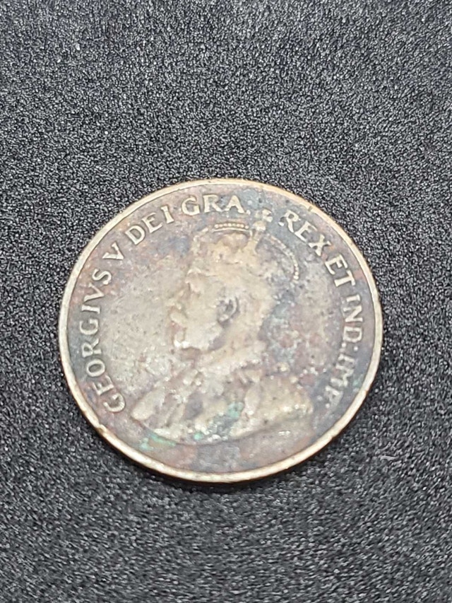 1925 Canadian One Cent Coin - photo 2