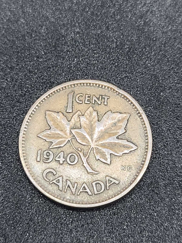 1940 Canada One Cent Coin
