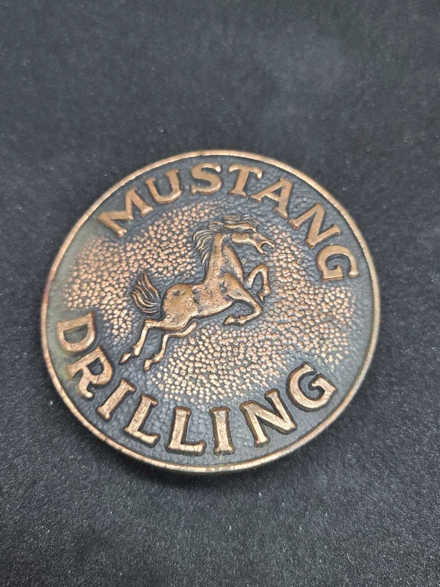 Mustang Drilling Belt Buckle