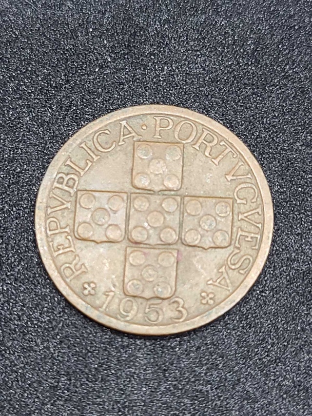 Portugal 1953 20 Centavos Coin