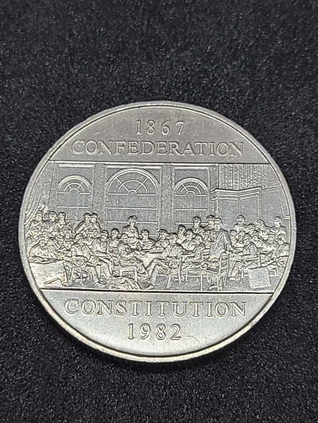 Canada 1982 Confederation Constitution Dollar - photo 2