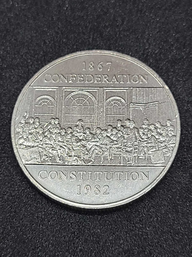 Canada 1982 Confederation Constitution Dollar - photo 2