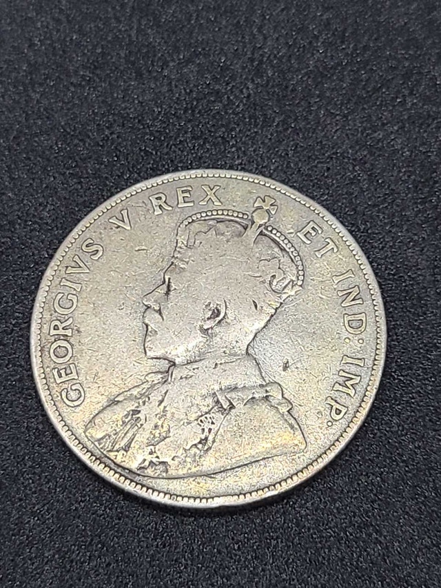 1911 Canada 50 Cents Coin - photo 2