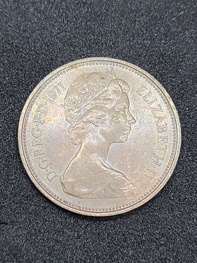 United Kingdom 1971 2 New Pence Coin