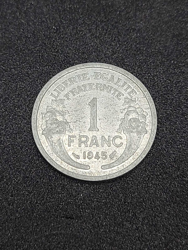 1945 French 1 Franc Coin