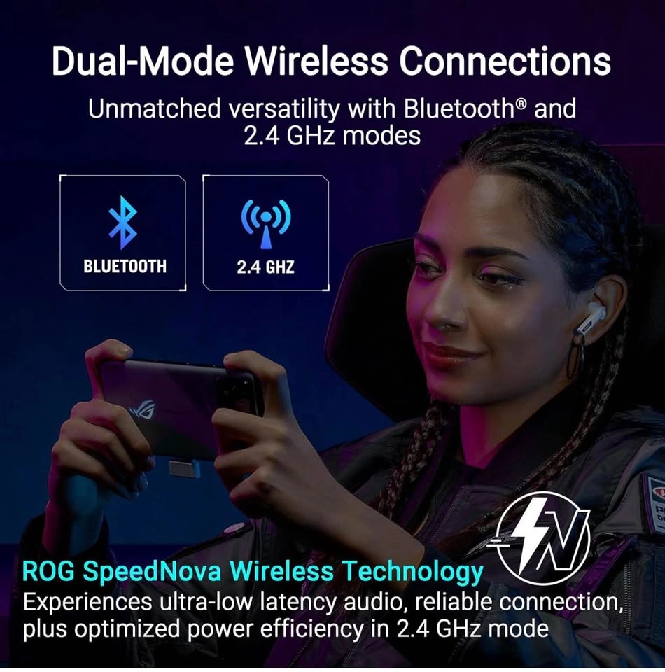 ASUS ROG Cetra True Wireless SpeedNova Gaming Earbuds - photo 4
