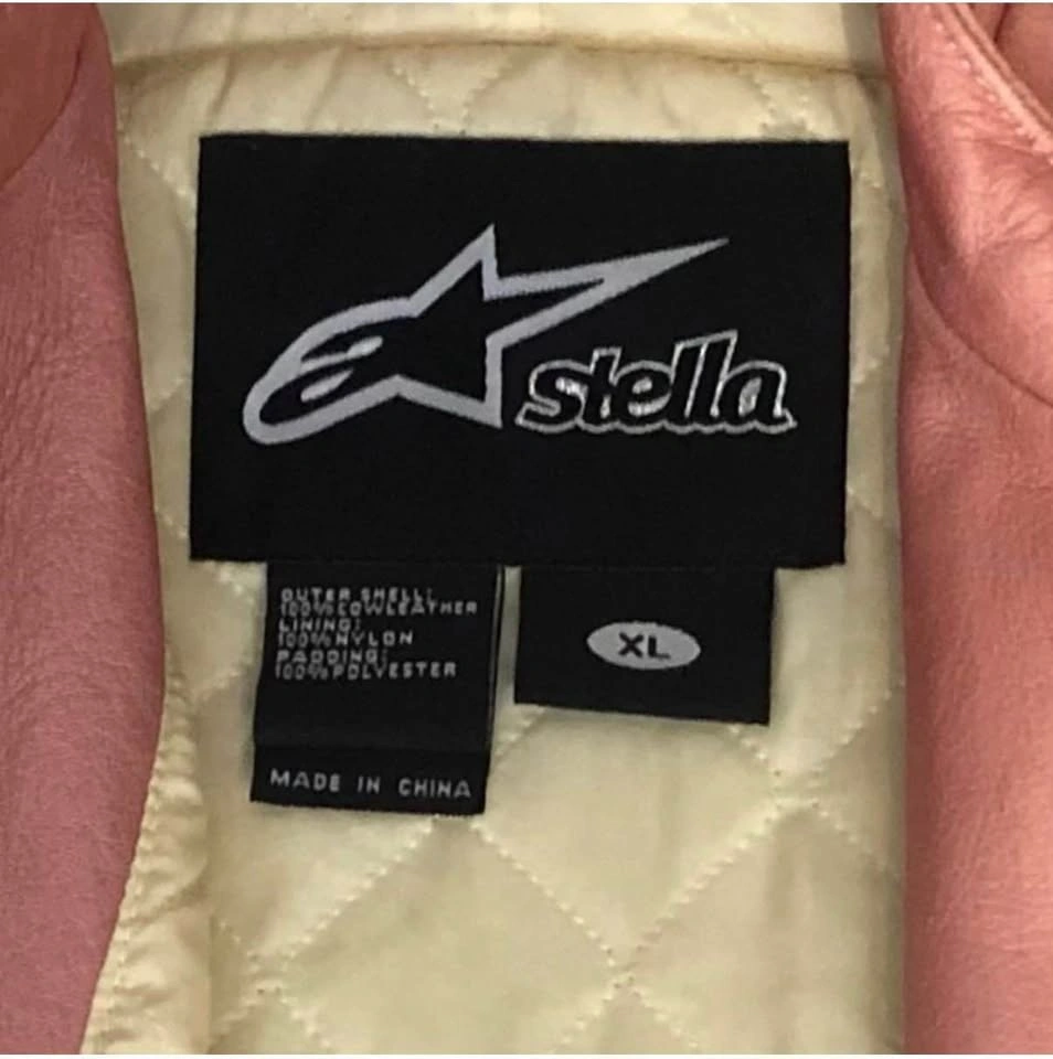 Alpinestars Stella Pink Leather Women’s Motorcycle Jacket - XL - photo 5