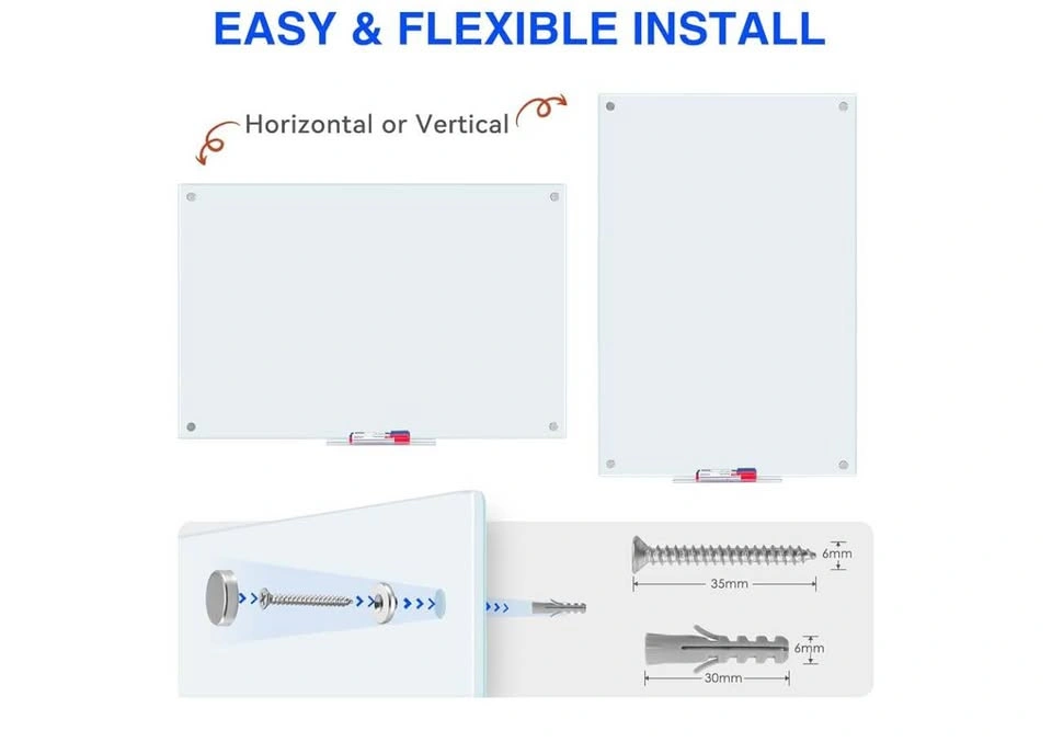 36 x 24 Glass Dry Erase Whiteboard - photo 2