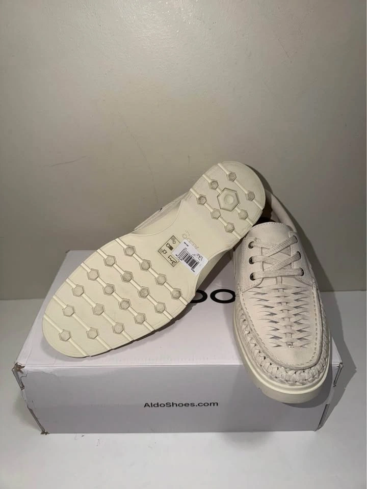New Aldo Men Woven Suede Boat Shoes - photo 3