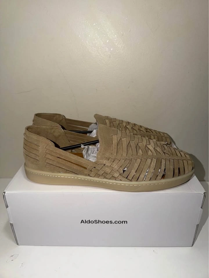 New Aldo Men Woven Suede Loafers Size 12 US - photo 4