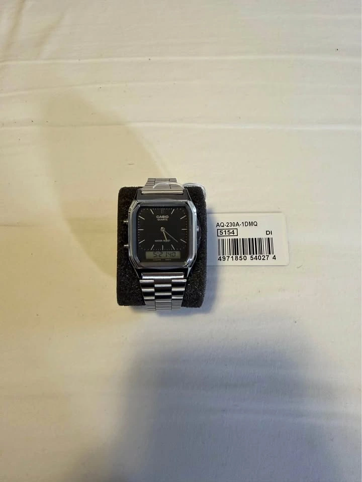Casio Vintage AQ230 watch (black)