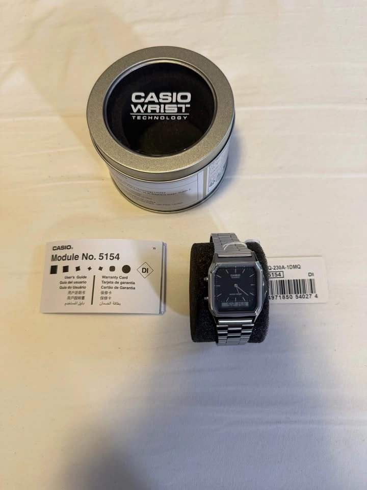 Casio Vintage AQ230 watch (black) - photo 2