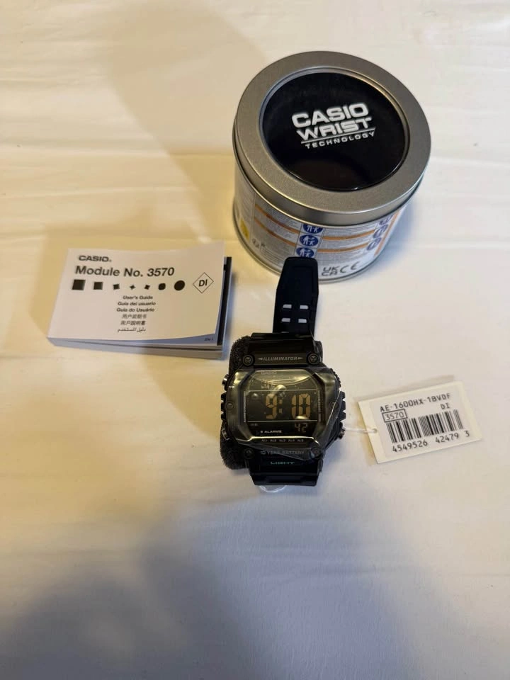 Casio AE 1600 digital watch - photo 2