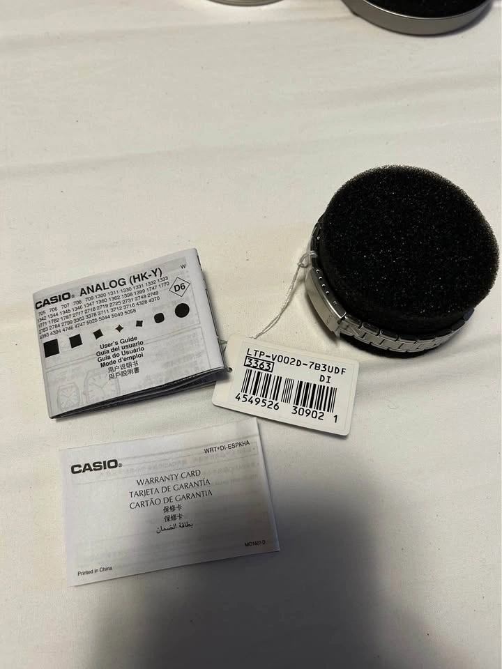 (brand new) Casio LTP-V002D stainless steel watch - photo 3