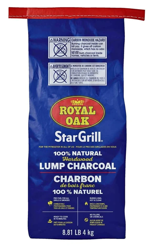 Royal Oak Star Grill 100% Natural Hardwood Lump Charcoal