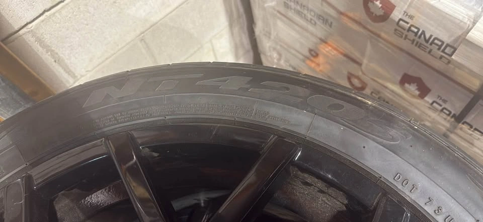 22” Black Rims w/ 285/45R22 Tires – Set of 4 – Multi-Fit - photo 3