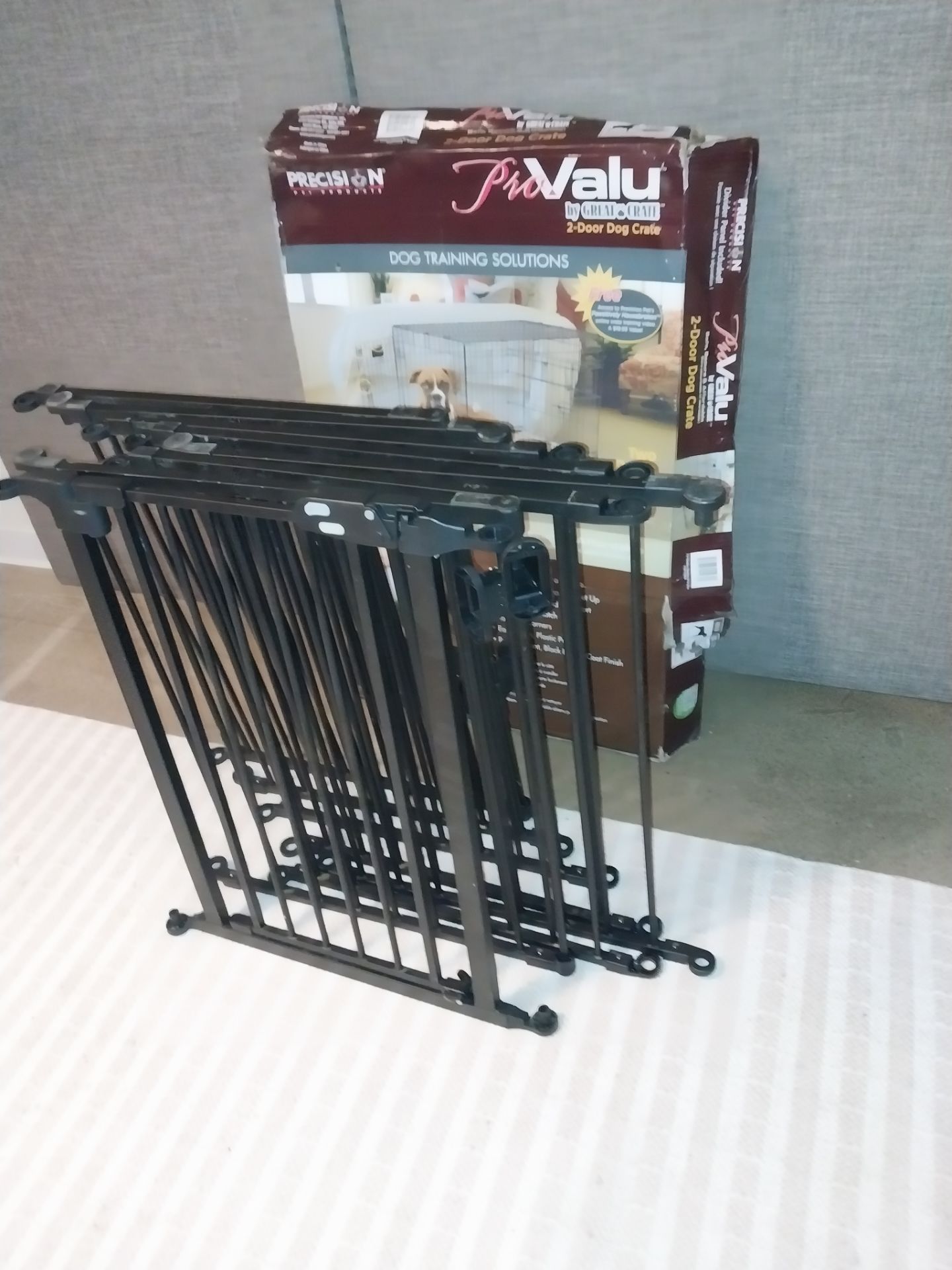 ProValu 2-Door Dog Crate – 30" – Like New - photo 3