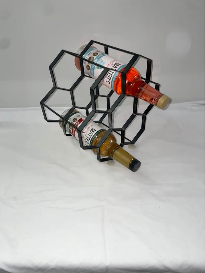 2 Decorative Metal Wine Racks – $50 for Both - photo 2