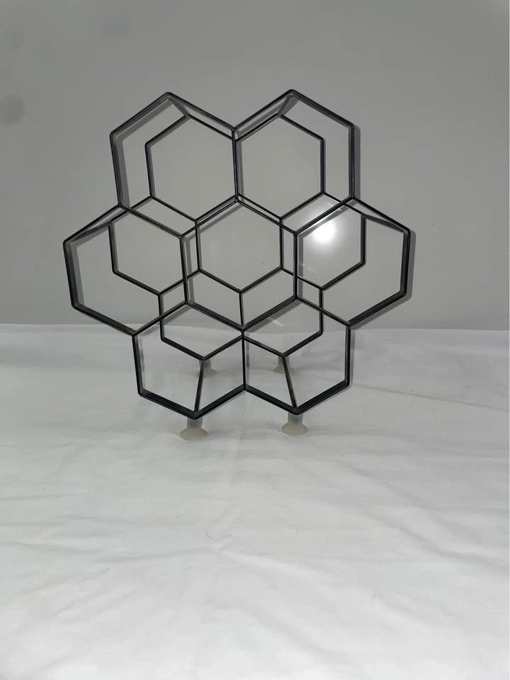 2 Decorative Metal Wine Racks – $50 for Both - photo 3